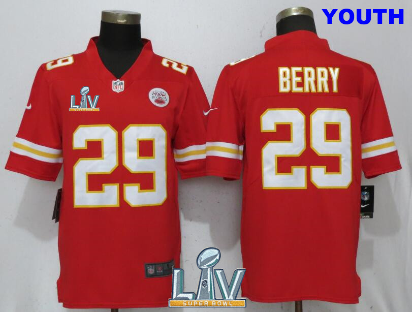 Nike Chiefs 29 Eric Berry Red Youth Vapor Untouchable Limited Jersey