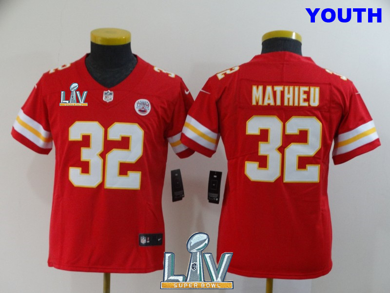 Nike Chiefs 32 Tyrann Mathieu Red Youth Vapor Untouchable Limited Jersey