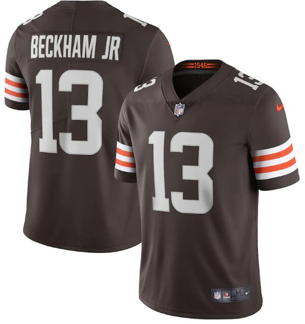 Nike Cleveland Browns #13 Odell Beckham Jr. Brown 2020 New Vapor Untouchable Limited Jersey