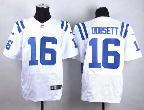 Nike Indianapolis Colts #16 Phillip Dorsett  White Elite Jersey