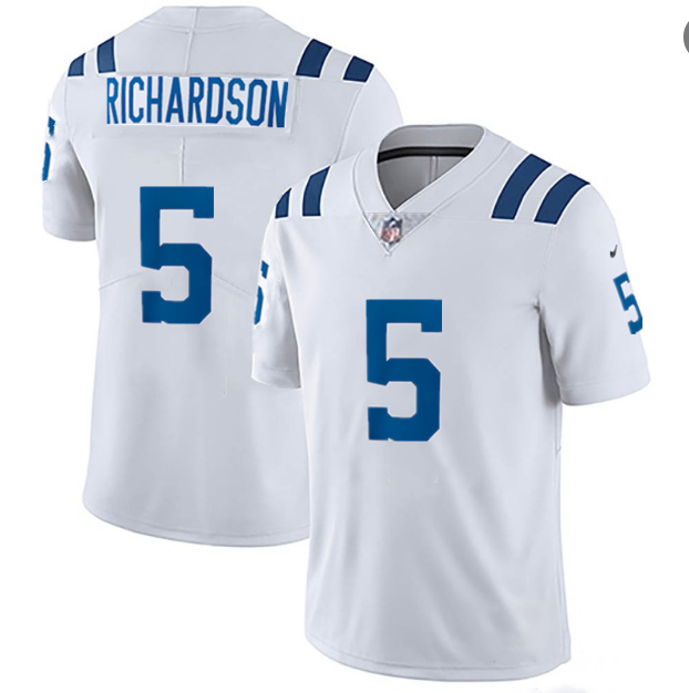 Nike Indianapolis Colts #5 Anthony Richardson White Vapor Untouchable Limited Stitched NFL Jersey