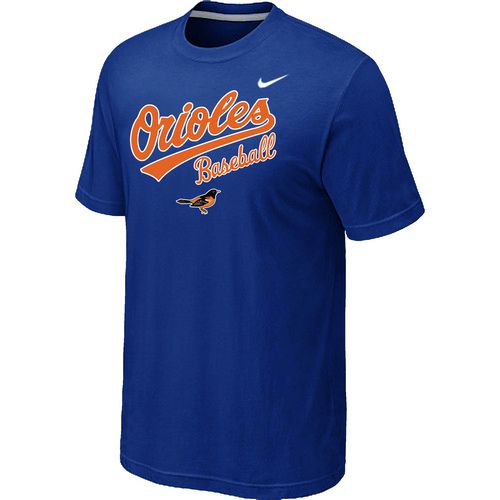 Nike MLB Baltimore orioles 2014 Home Practice T-Shirt - Blue