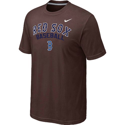 Nike MLB Boston Red Sox 2014 Home Practice T-Shirt - Brown