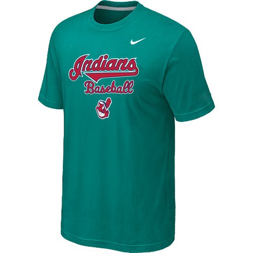 Nike MLB Cleveland Indians 2014 Home Practice T-Shirt - Green