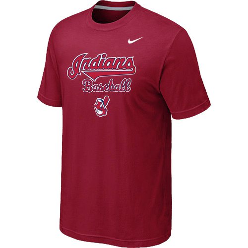 Nike MLB Cleveland Indians 2014 Home Practice T-Shirt - Red