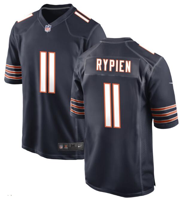 Nike Men's Chicago Bears #11 Brett Rypien Navy Game Jersey