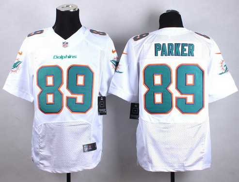 Nike Miami Dolphins #89 DeVante Parker 2013 White Elite Jersey