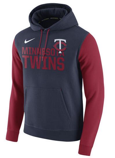 Nike Minnesota Twins Navy Club Fleece Men's Pullover Hoodie