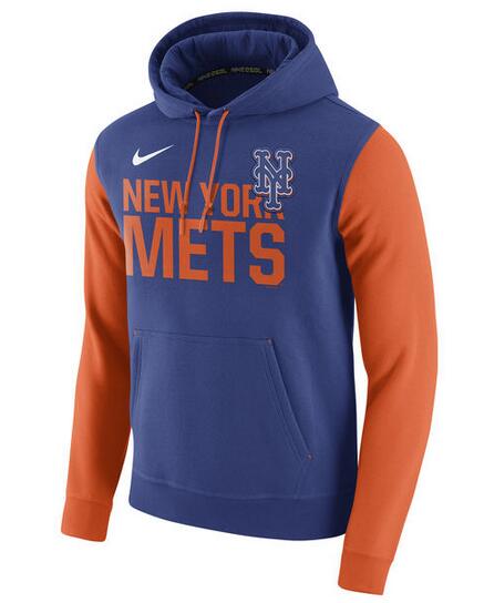 Nike New York Mets Royal Club Fleece Men's Pullover Hoodie