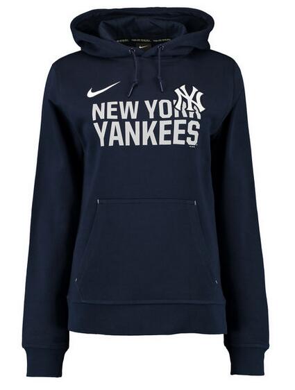 Nike New York Yankees Navy Club Fleece Men's Pullover Hoodie