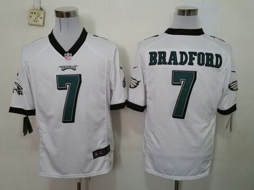 Nike Philadelphia Eagles #7 Sam Bradford  White game Jersey