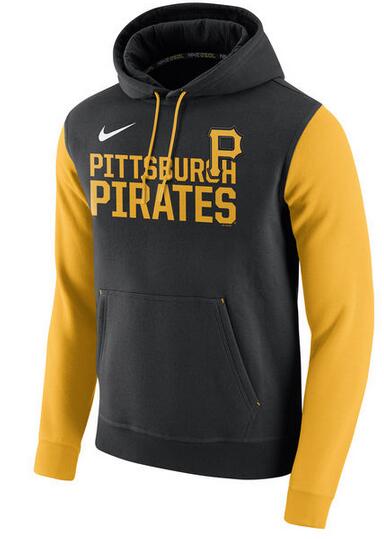 Nike Pittsburgh Pirates Black Club Fleece Men's Pullover Hoodie