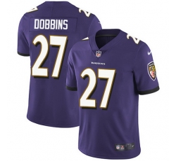 Nike Ravens 27 J K Dobbins Purple Team Color Men Stitched NFL Vapor Untouchable Limited Jersey