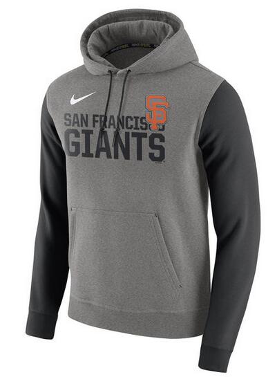 Nike San Francisco Giants Gray Club Fleece Men's Pullover Hoodie