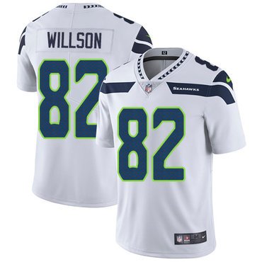 Nike Seattle Seahawks #82 Luke Willson White Men's Stitched Vapor Untouchable Limited Jersey