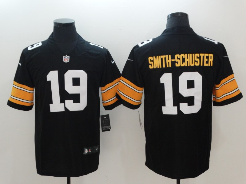 Nike Steelers 19 JuJu Smith-Schuster Black Alternate Youth Vapor Untouchable Limited Jersey