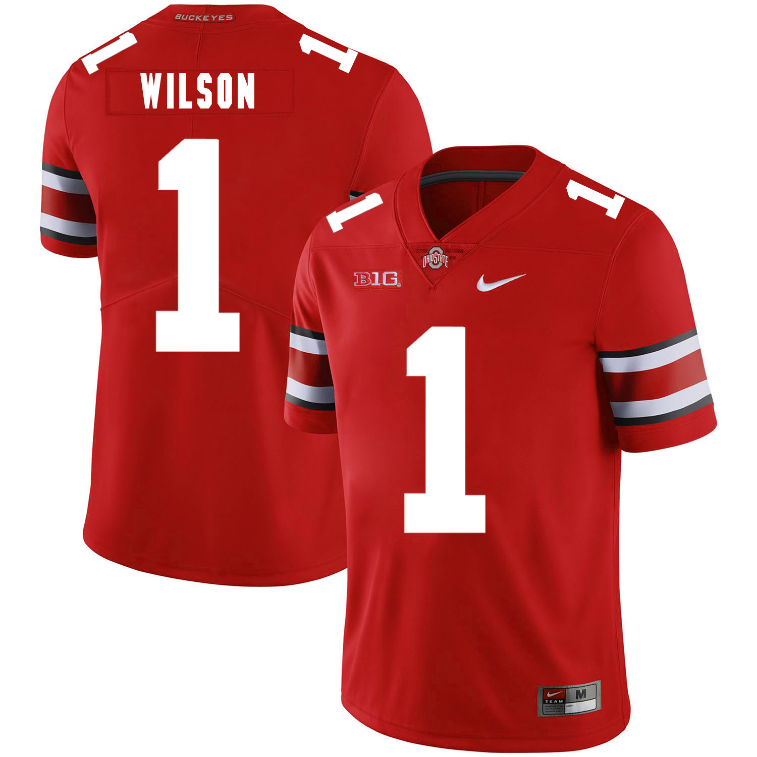 Ohio State Buckeyes 1 Dontre Wilson Red Nike College Football Jersey