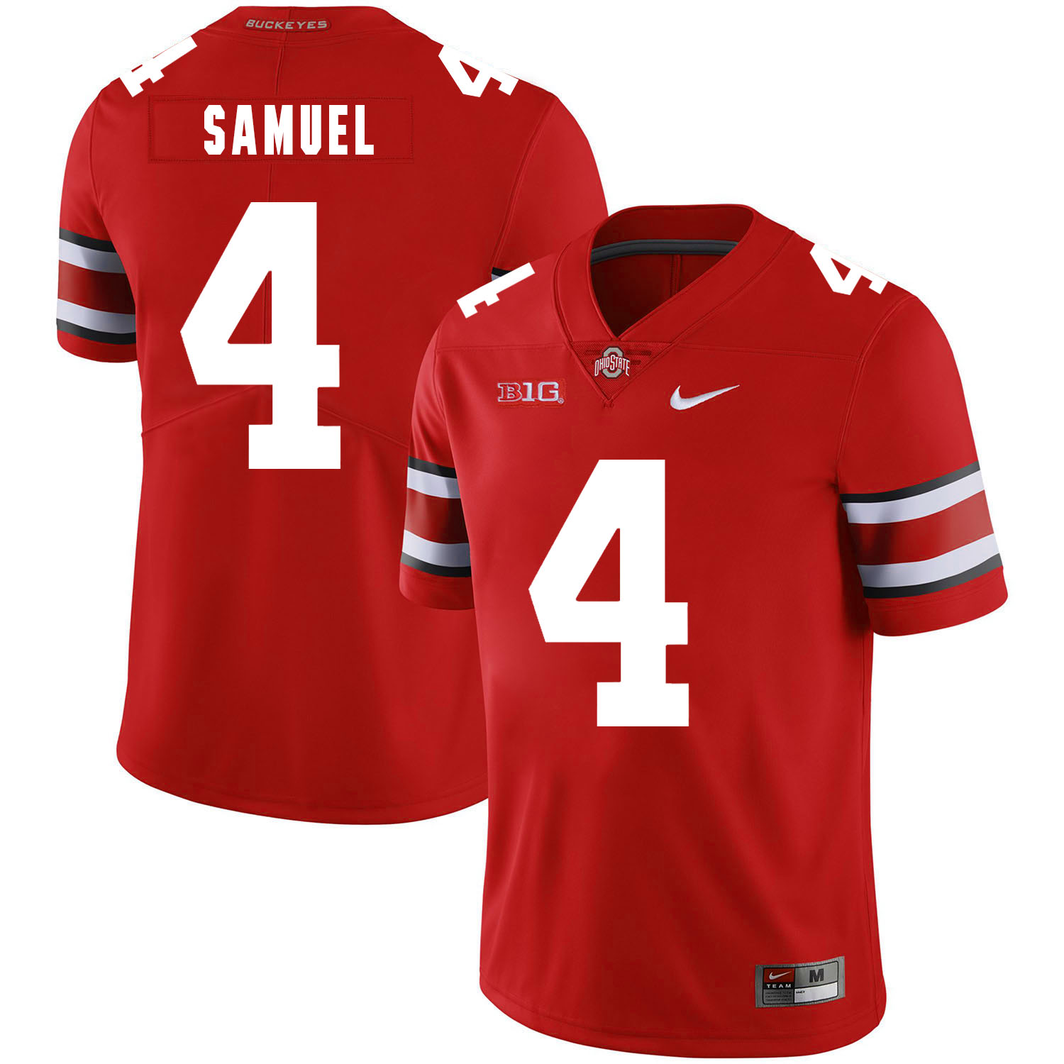 Ohio State Buckeyes 4 Curtis Samuel Red Nike College Football Jersey