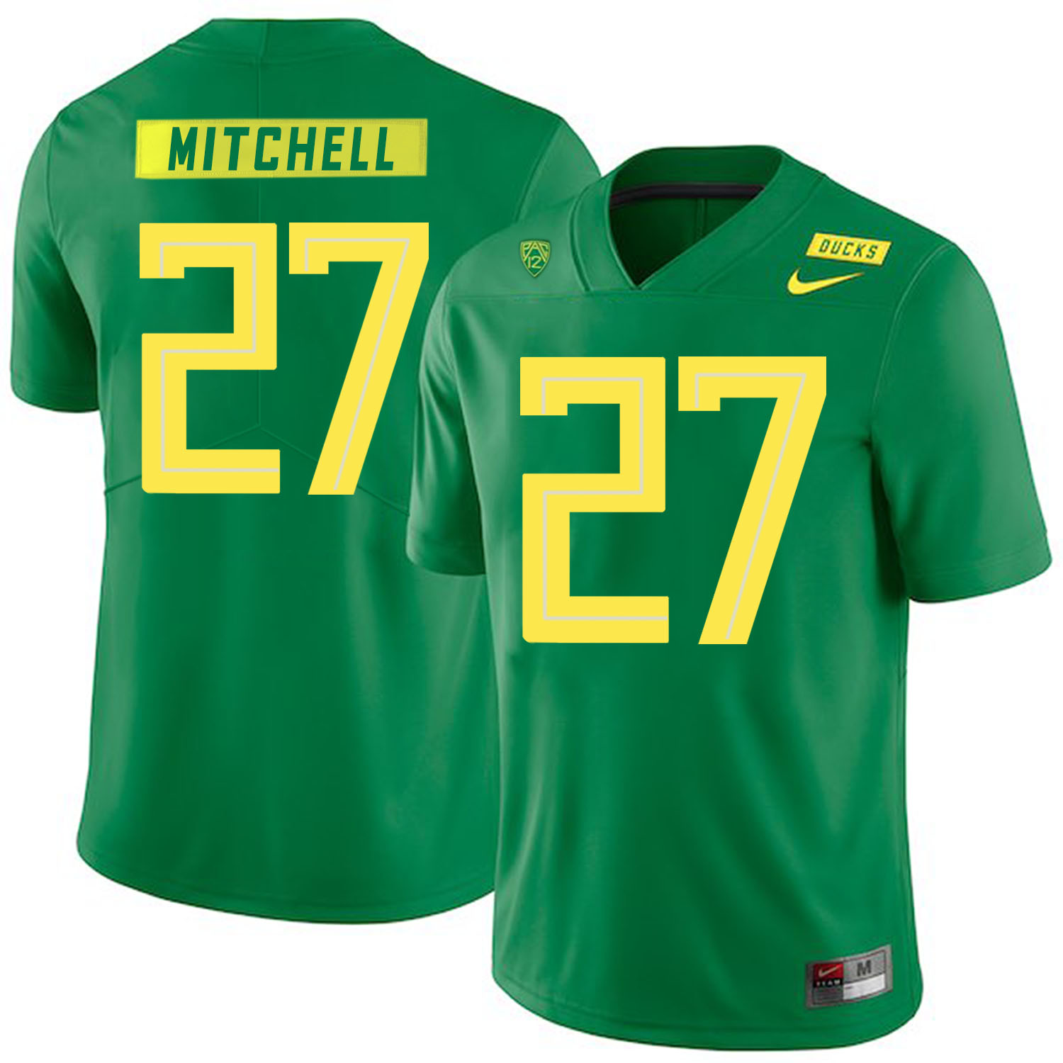 Oregon Ducks 27 Terrance Mitchell Apple Green Nike College Football Jersey
