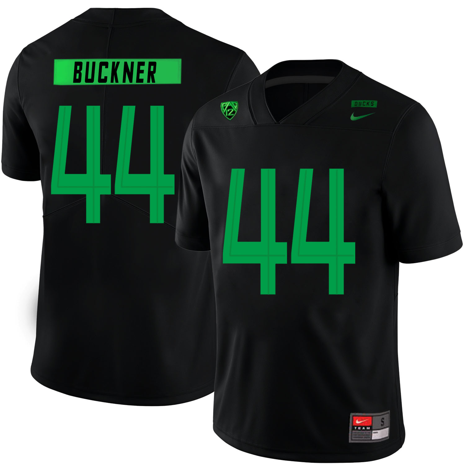 Oregon Ducks 44 DeForest Buckner Black Nike College Football Jersey