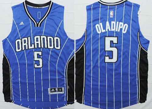 Orlando Magic #5 Victor Oladipo Revolution 30 Swingman 2014 New Blue Jersey