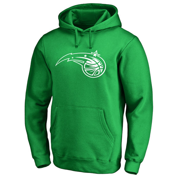 Orlando Magic Fanatics Branded Kelly Green St. Patrick's Day White Logo Pullover Hoodie
