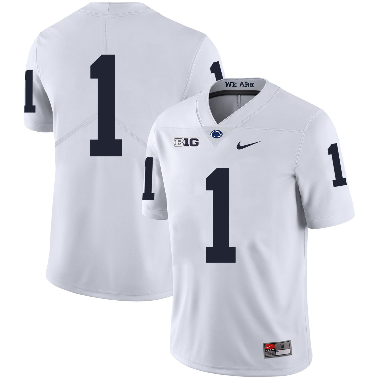 Penn State Nittany Lions 1 Christian Campbell White Nike College Football Jerseyw