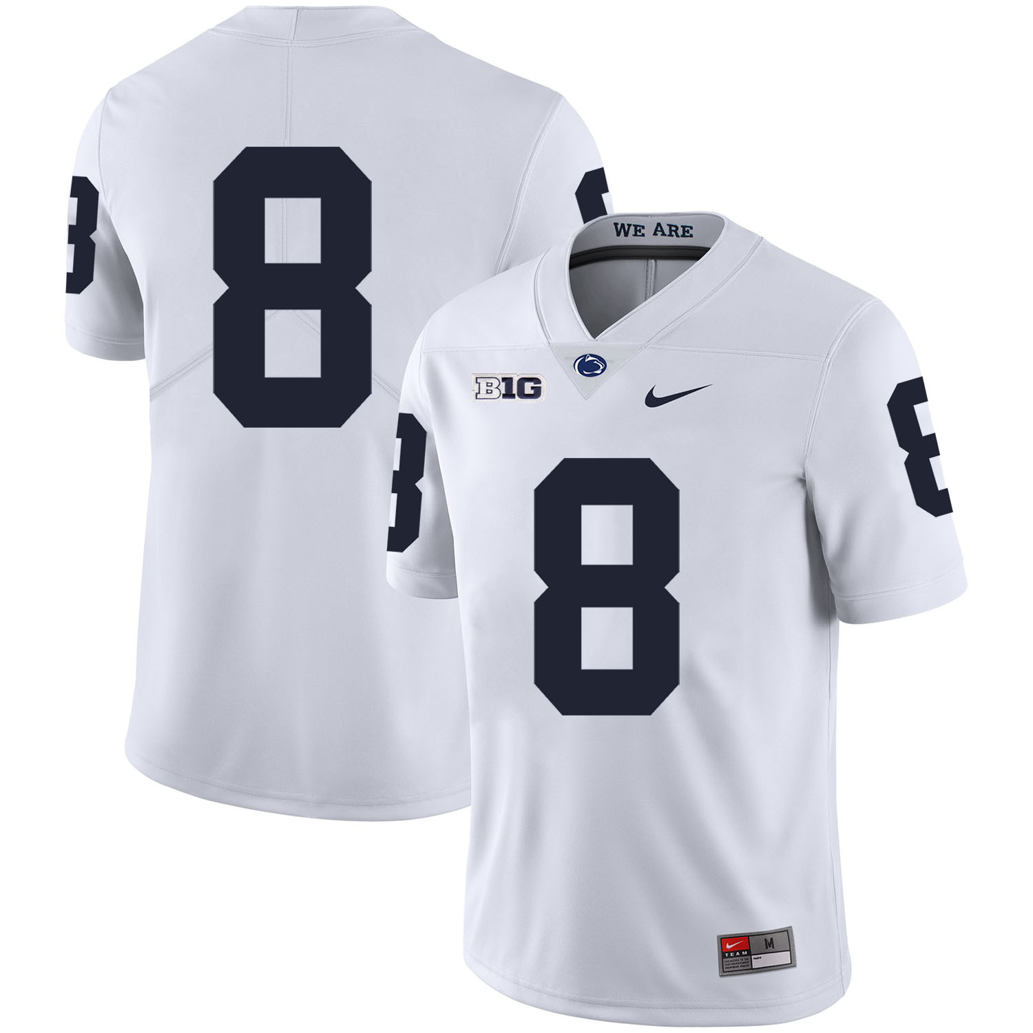 Penn State Nittany Lions 8 Allen Robinson White Nike College Football Jersey
