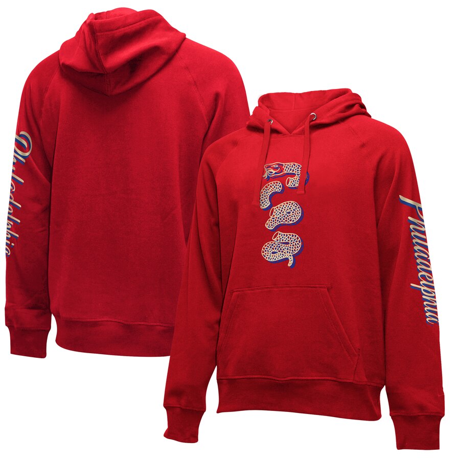 Philadelphia 76ers New Era 2019-20 City Edition Pullover Hoodie Red
