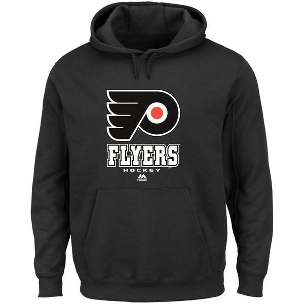 Philadelphia Flyers D.Grey Team Logo Men's Pullover Hoodie