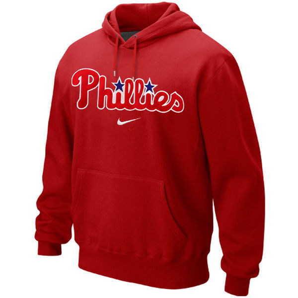 Philadelphia Phillies Red Nike Men's Pullover Hoodie