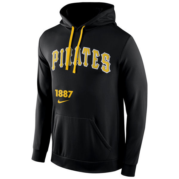 Pittsburgh Pirates Nike Black Cooperstown Performance Men's Pullover Hoodie