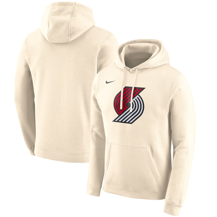 Portland Trail Blazers Nike 2019-20 City Edition Club Pullover Hoodie Cream