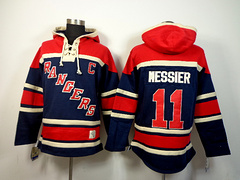 Rangers 11 Messier Dark Blue Hoodies Jerseys