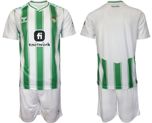 Real Betis home Custom or blank 2023-24 suit soccer jerseys