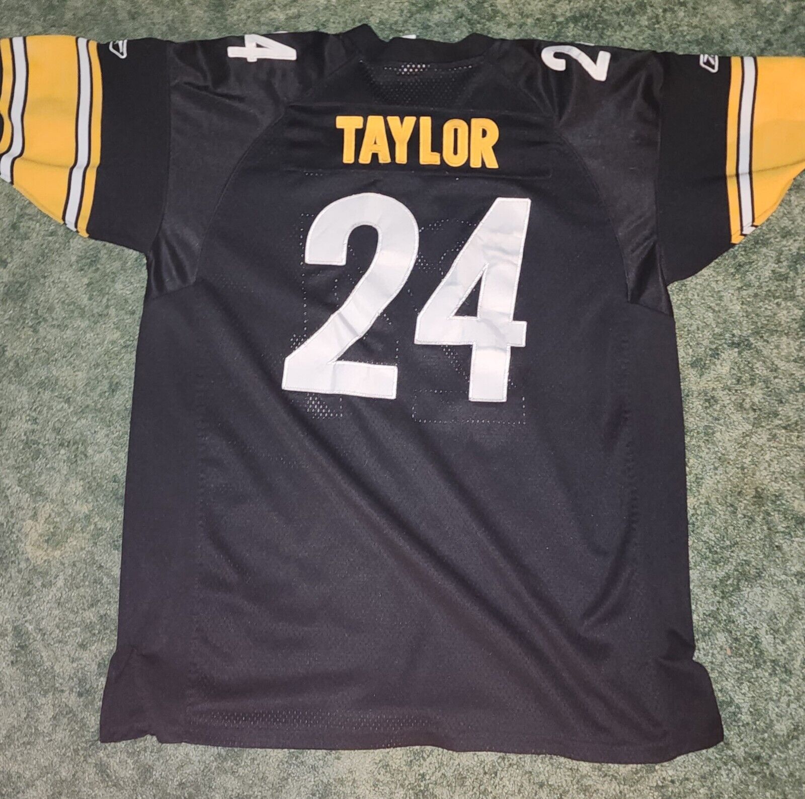 Reebok Men Pittsburgh Steelers 24 Ike Taylor Stitched Jerseys