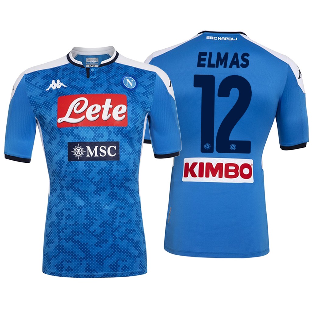 SSC Napoli #12 Elif Elmas Men's 19-20 Home Jersey