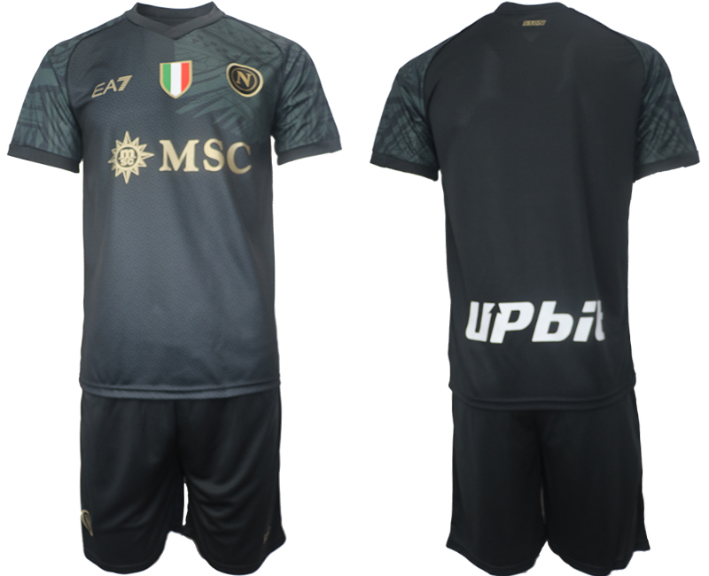 SSC Napoli Custom or Blank away 2023-24 suit soccer jerseys