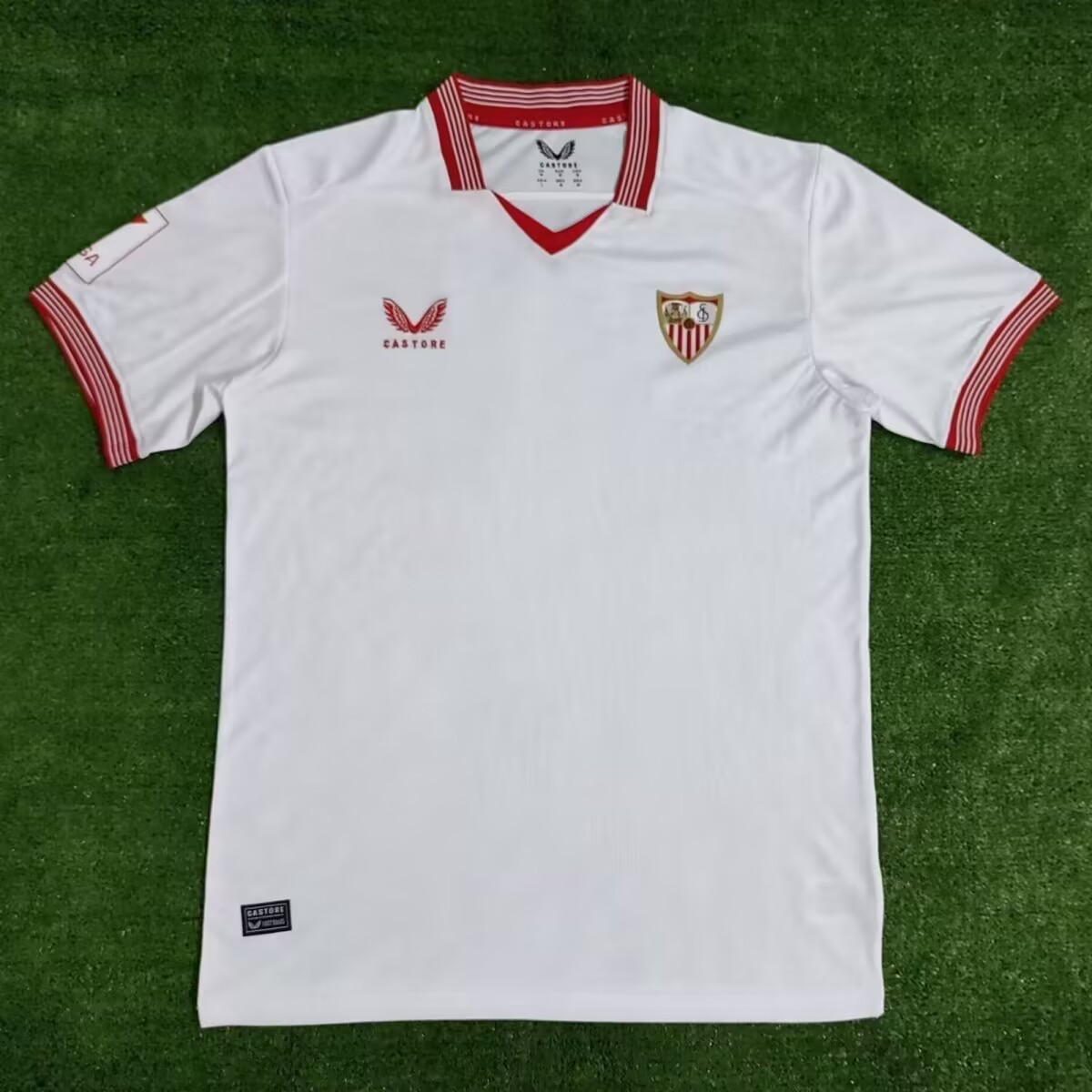 Sevilla FC custom or blank Home White 2023-24 soccer jerseys