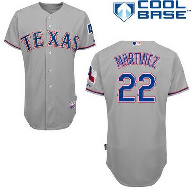 Texas Rangers #22 Nick Martinez 2014 Gray Jersey
