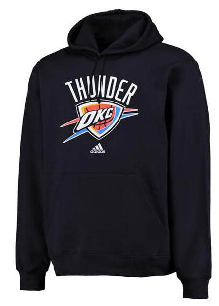 Thunder Team Logo Black Pullover Hoodie