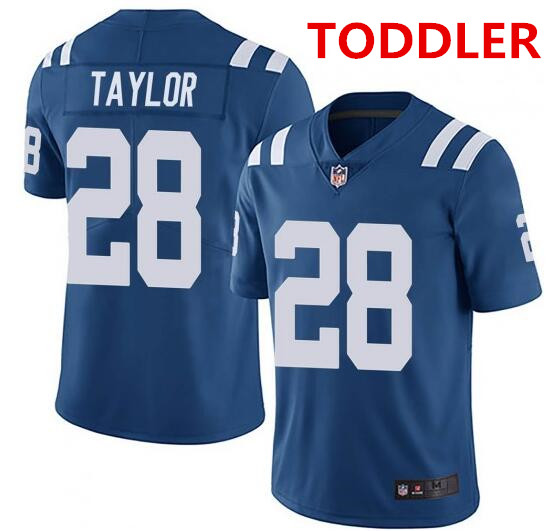Toddler indianapolis colts #28 jonathan taylor blue stitched nike jersey