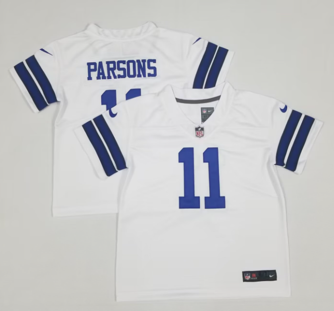 Toddlers Dallas Cowboys #11 Micah Parsons White 2021 Vapor Untouchable Stitched Nike Limited Jersey