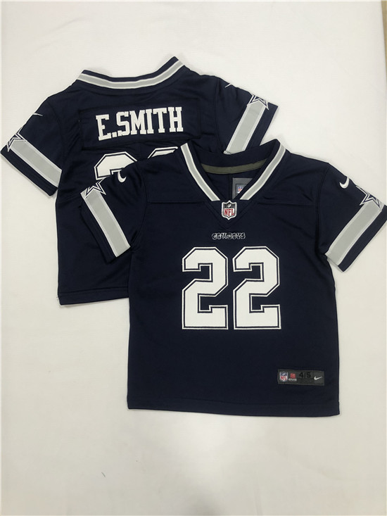 Toddlers Dallas Cowboys #22 Emmitt Smith Navy Blue 2017 Vapor Untouchable Stitched NFL Nike Limited Jersey