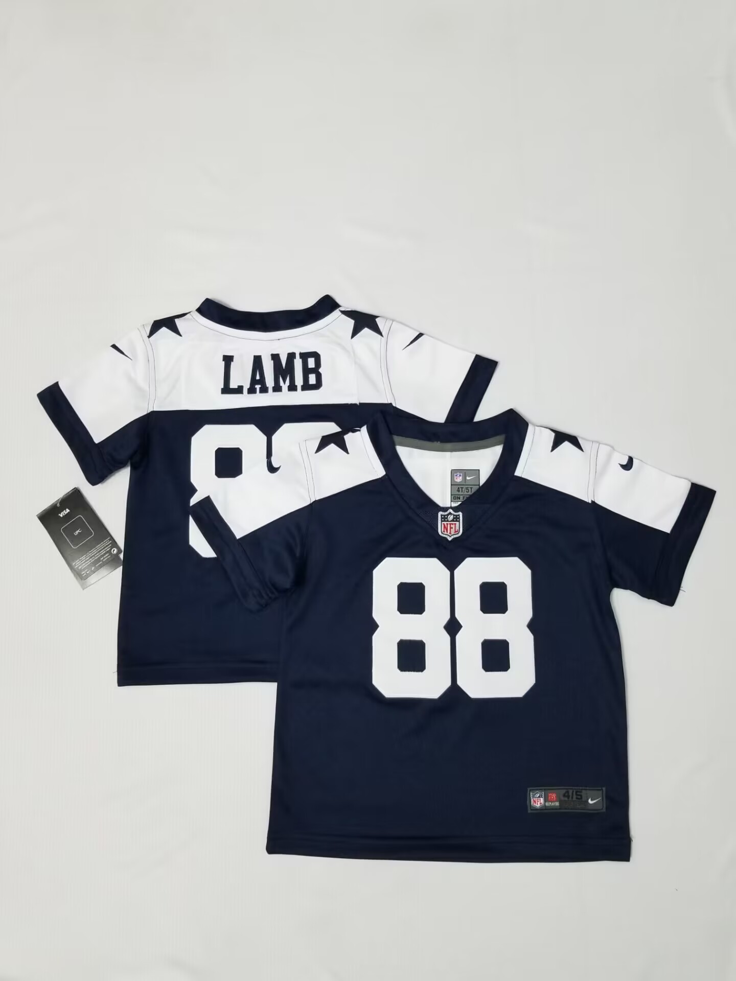 Toddlers Dallas Cowboys #88 CeeDee Lamb Blue Thanksgiving 2021 Vapor Untouchable Stitched Nike Limited Jersey