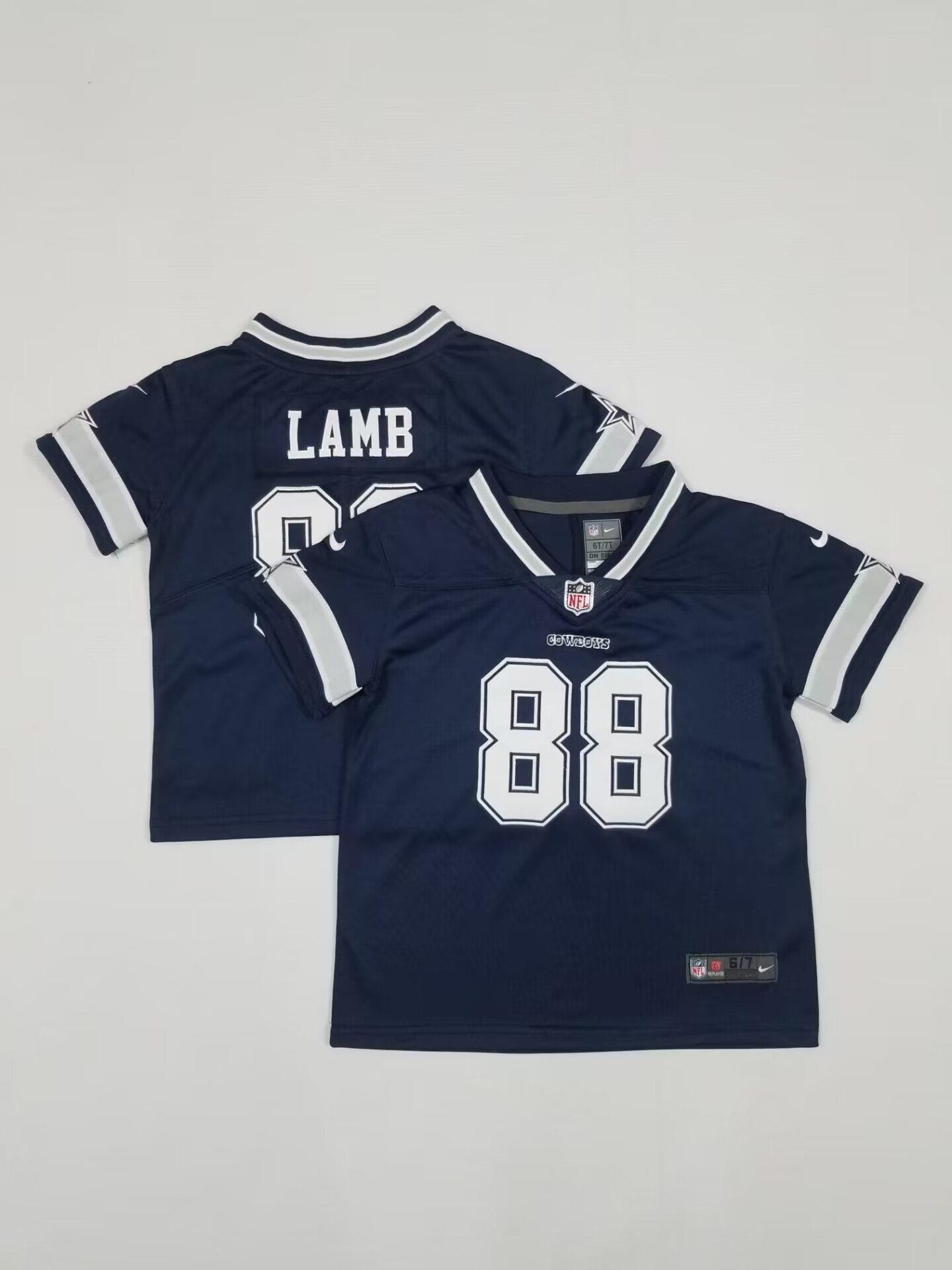 Toddlers Dallas Cowboys #88 CeeDee Lamb Navy Blue 2021 Vapor Untouchable Stitched Nike Limited Jersey
