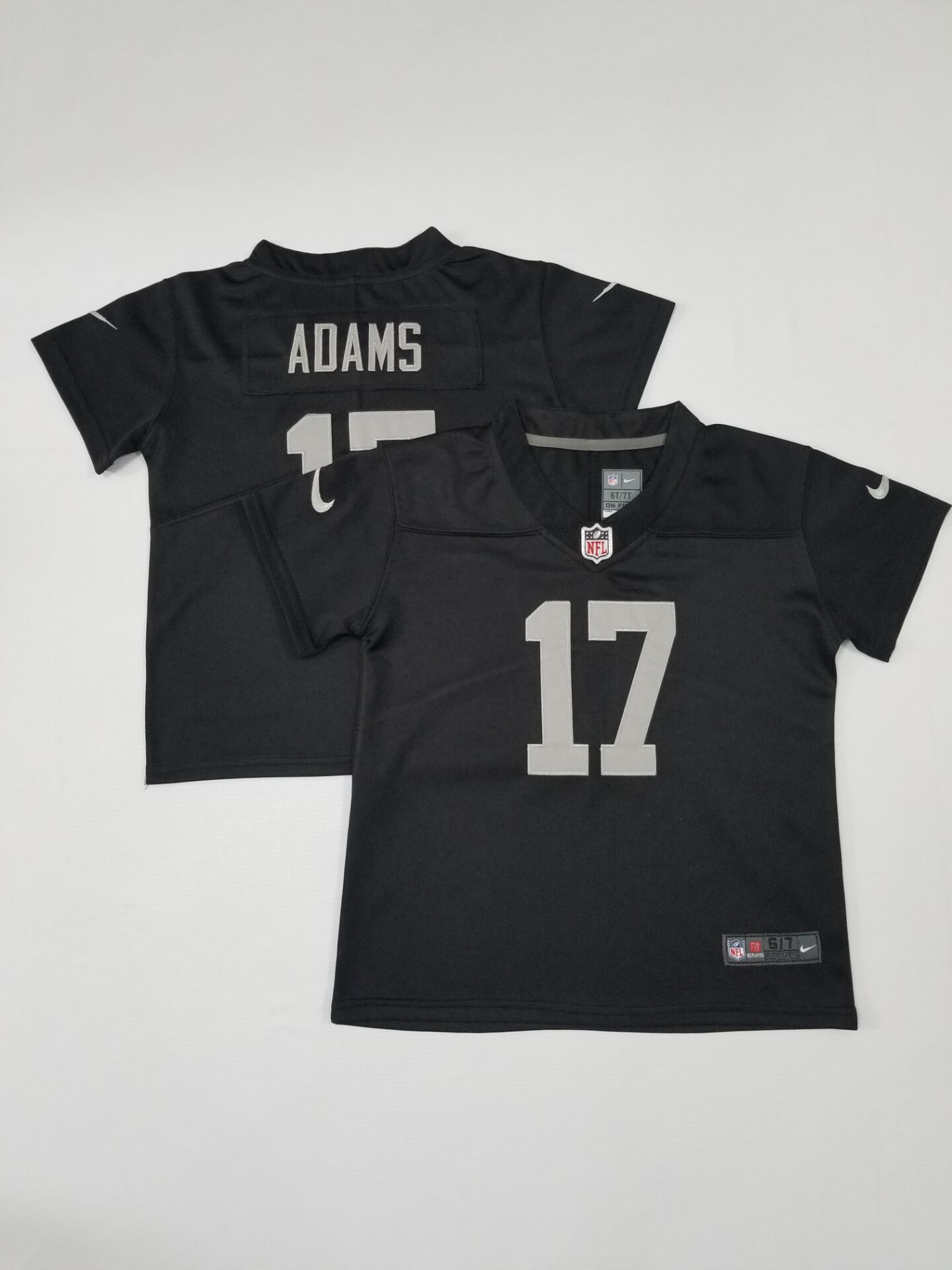 Toddlers Las Vegas Raiders #17 Davante Adams Black 2022 Vapor Untouchable Stitched NFL Nike Limited Jersey