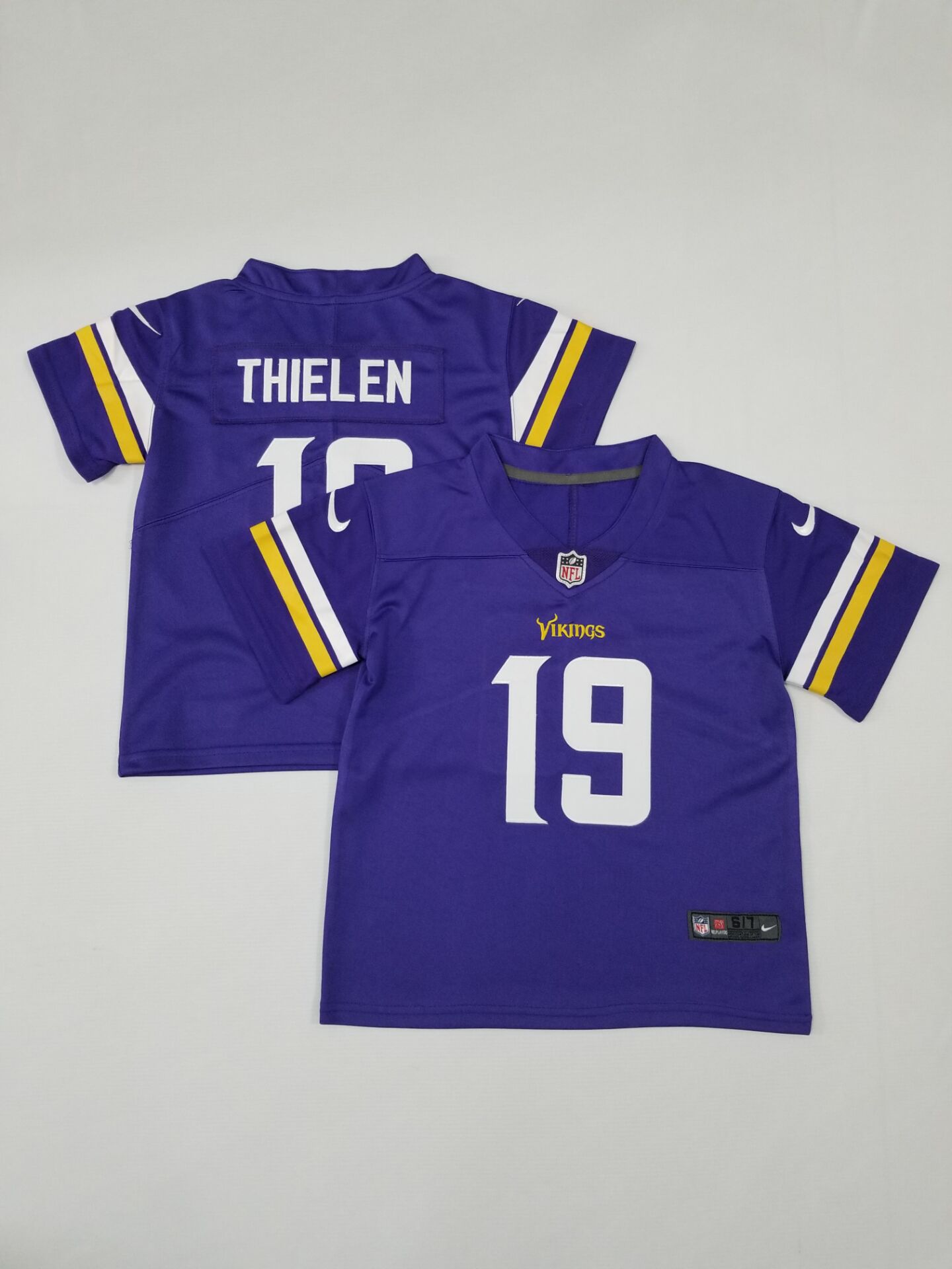 Toddlers Minnesota Vikings #19 Adam Thielen Purple 2020 Color Rush Stitched NFL Nike Limited Jersey