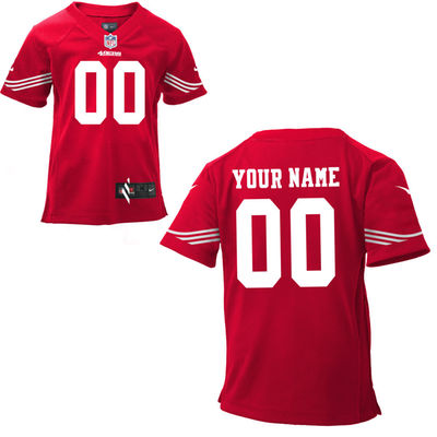 Toddlers Nike San Francisco 49ers Infant Customized Game Team Color Jersey
