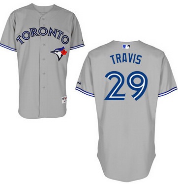 Toronto Blue Jays #29 Devon Travis Gray Jersey